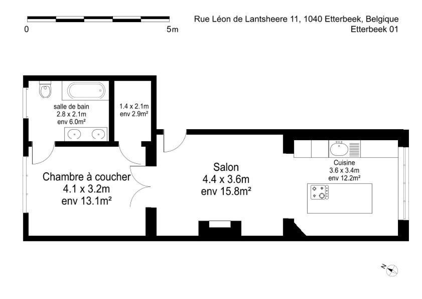 Apartment In Brussels, Lantsheere By Homenhancement Sa Exteriör bild